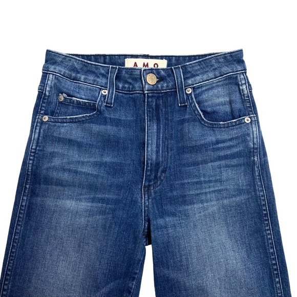 AMO High Rise Stix Crop Girls Night Out Skinny Jeans Wash 129 - Picture 2 of 9